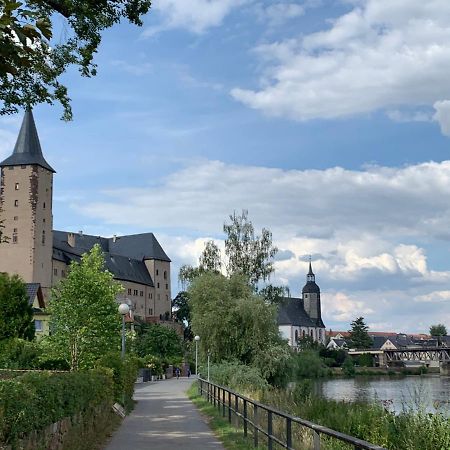 Ferienwohnung Am Schloss Rochlitz Exteriör bild